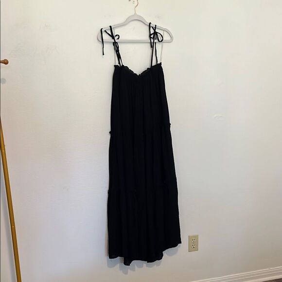 Black Spaghetti Strap Sleeveless dress size S - Picture 1 of 8
